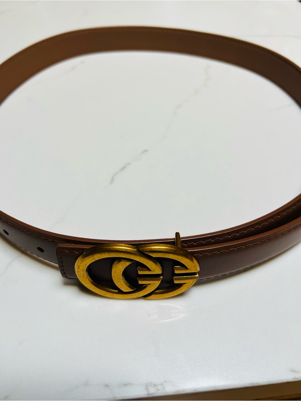GG Tan Belt 33-43” MED READ